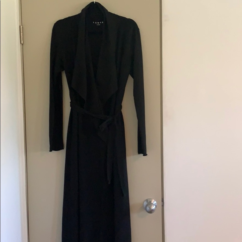 Lunya The Robe Black Medium